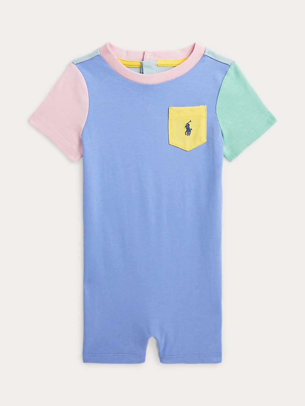 Ralph Lauren Boy’s Color-Blocked Cotton Jersey Shortall 18 Months
